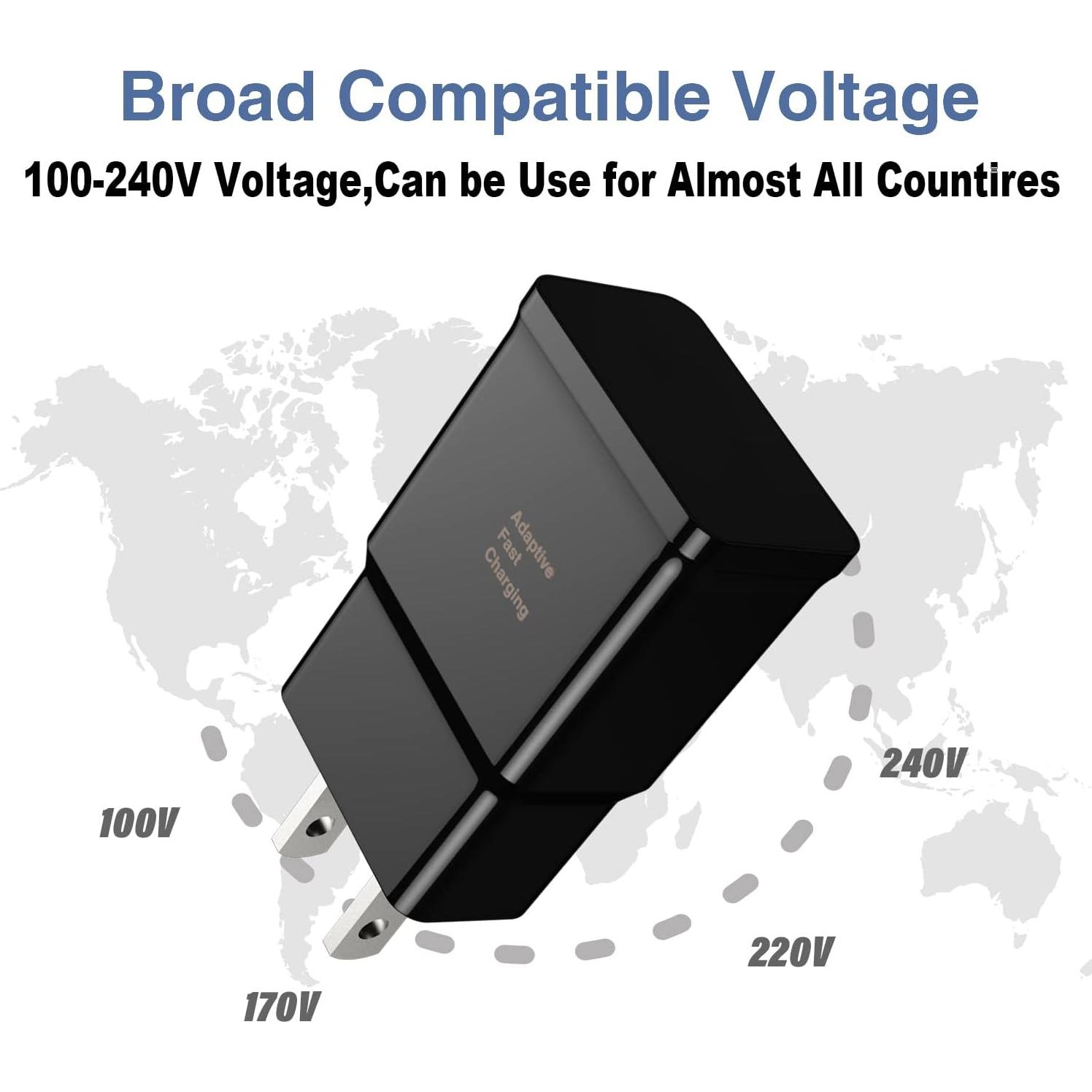 Cargador Rápido Tipo C 2m USB para Samsung Galaxy y Android