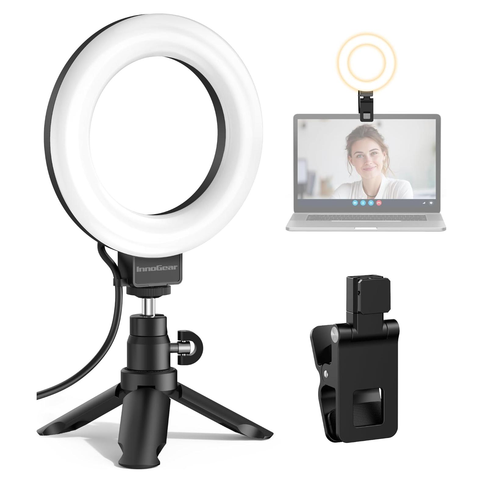 Luz de Anillo USB InnoGear F-602 60 LED 450Lux Ajustable