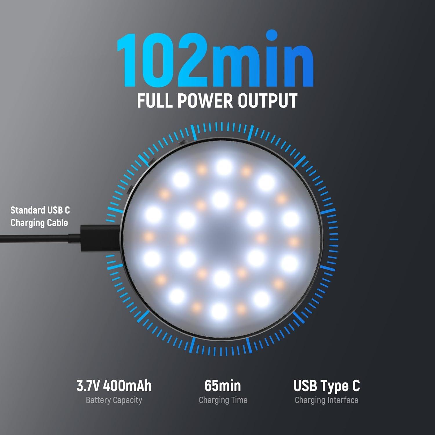 Luz Selfie LED NEEWER NL32R Magnética para iPhone y Laptops