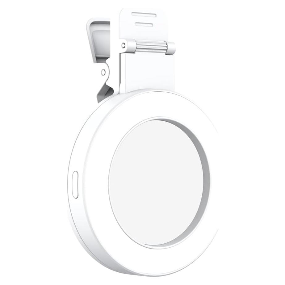 Luz de Anillo Selfie Andoer Clip-on con Espejo 3 Modos