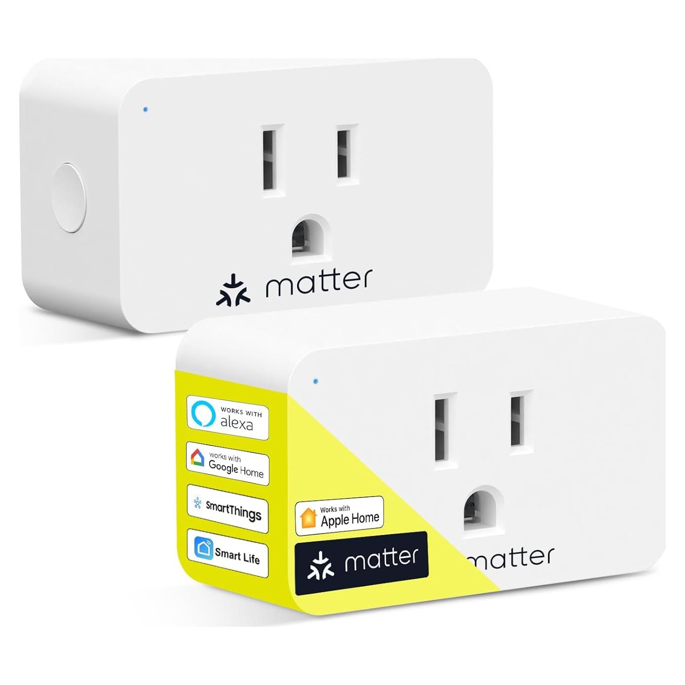 Enchufe Inteligente Matter Minoston MP25M, 15A, Control por Voz