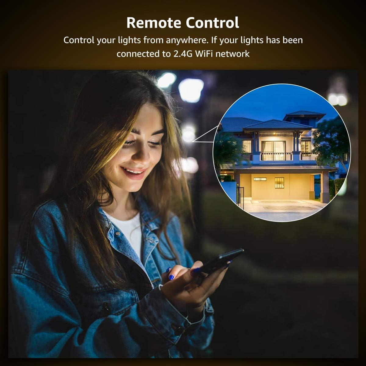 Bombilla LED Inteligente Lighting EVER E26 9W Regulable WiFi 2.4GHz