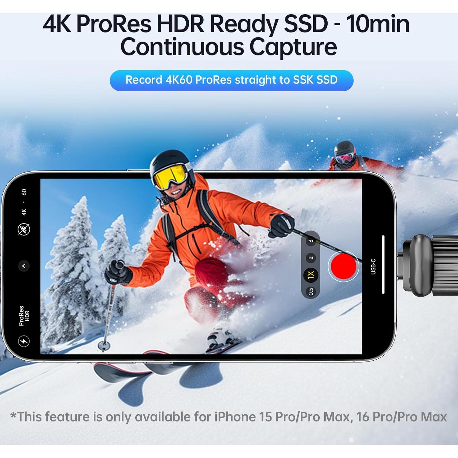 Disco Duro Externo SSD SSK 2TB USB C 2000MB/s Portátil