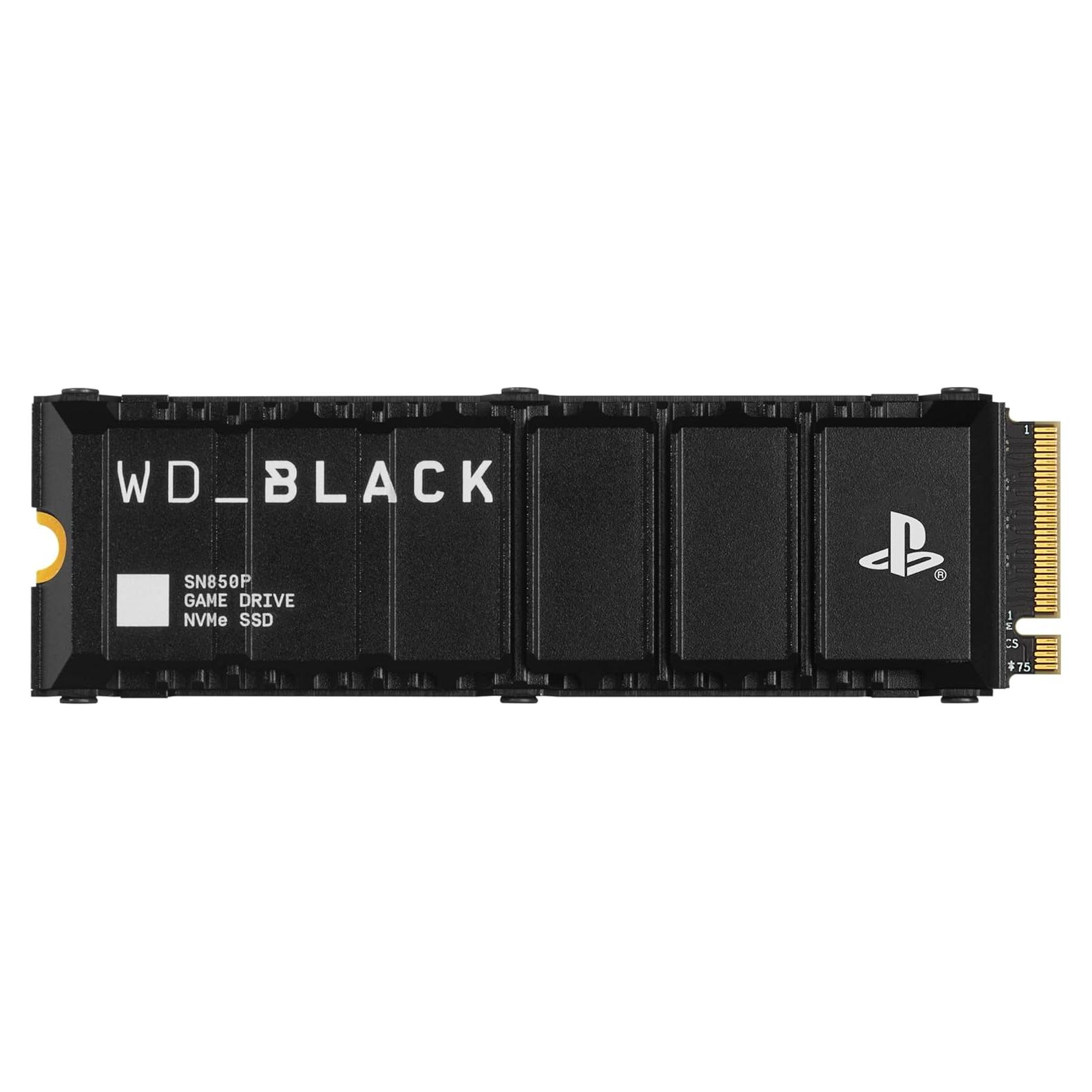 SSD M.2 WD_BLACK SN850P 2TB para PS5 hasta 7300MB/s