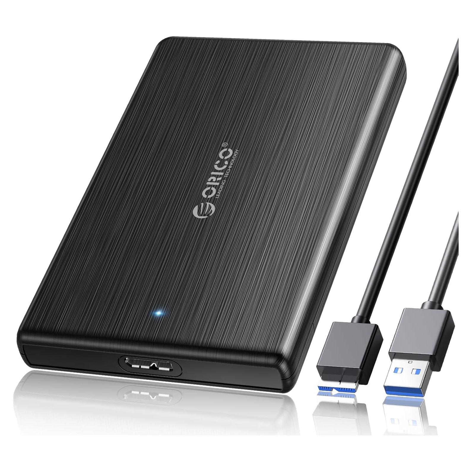Caja Externa ORICO USB 3.0 a SATA III 2.5" para HDD/SSD 6TB