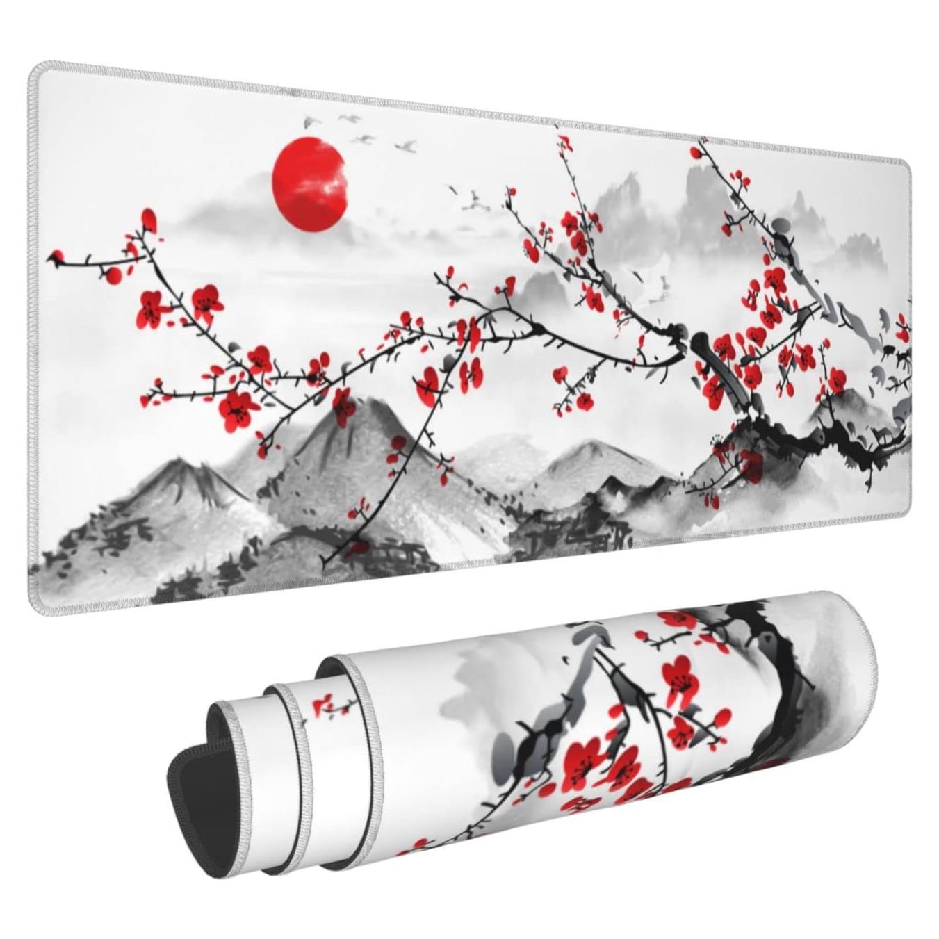 Alfombrilla de Ratón Extendida Omosri Sakura 80x30 cm Rosa