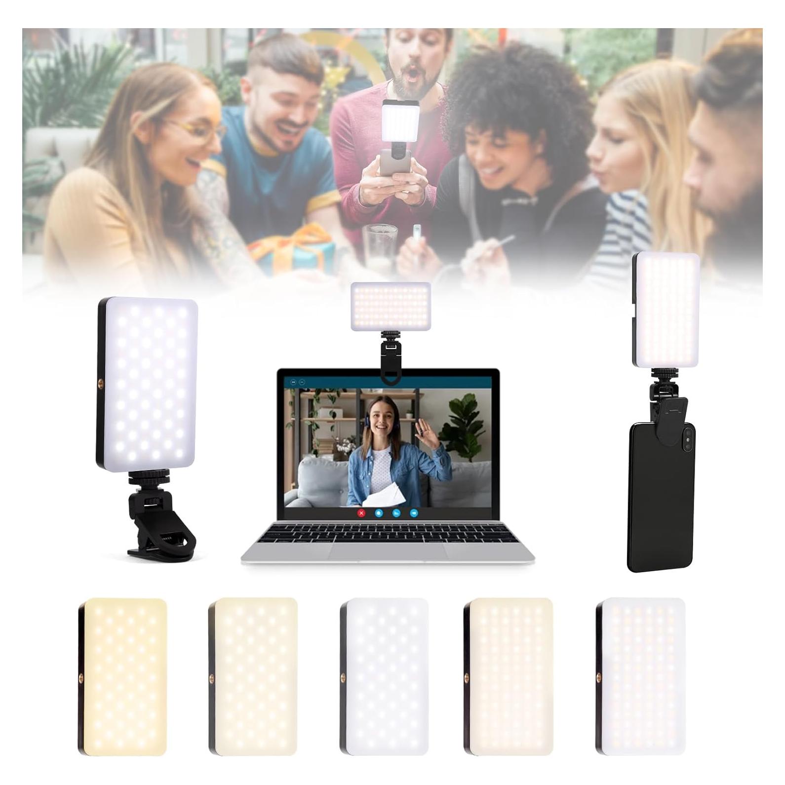 Luz Selfie Portátil YCSXhandpick 90 LED 3 Modos Ajustable