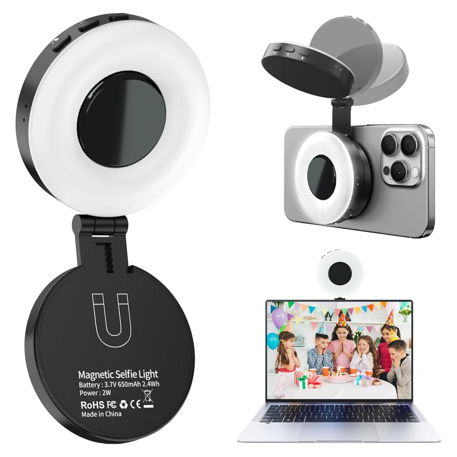 Luz de Selfie LED Magnética ITOTIN para iPhone y Android