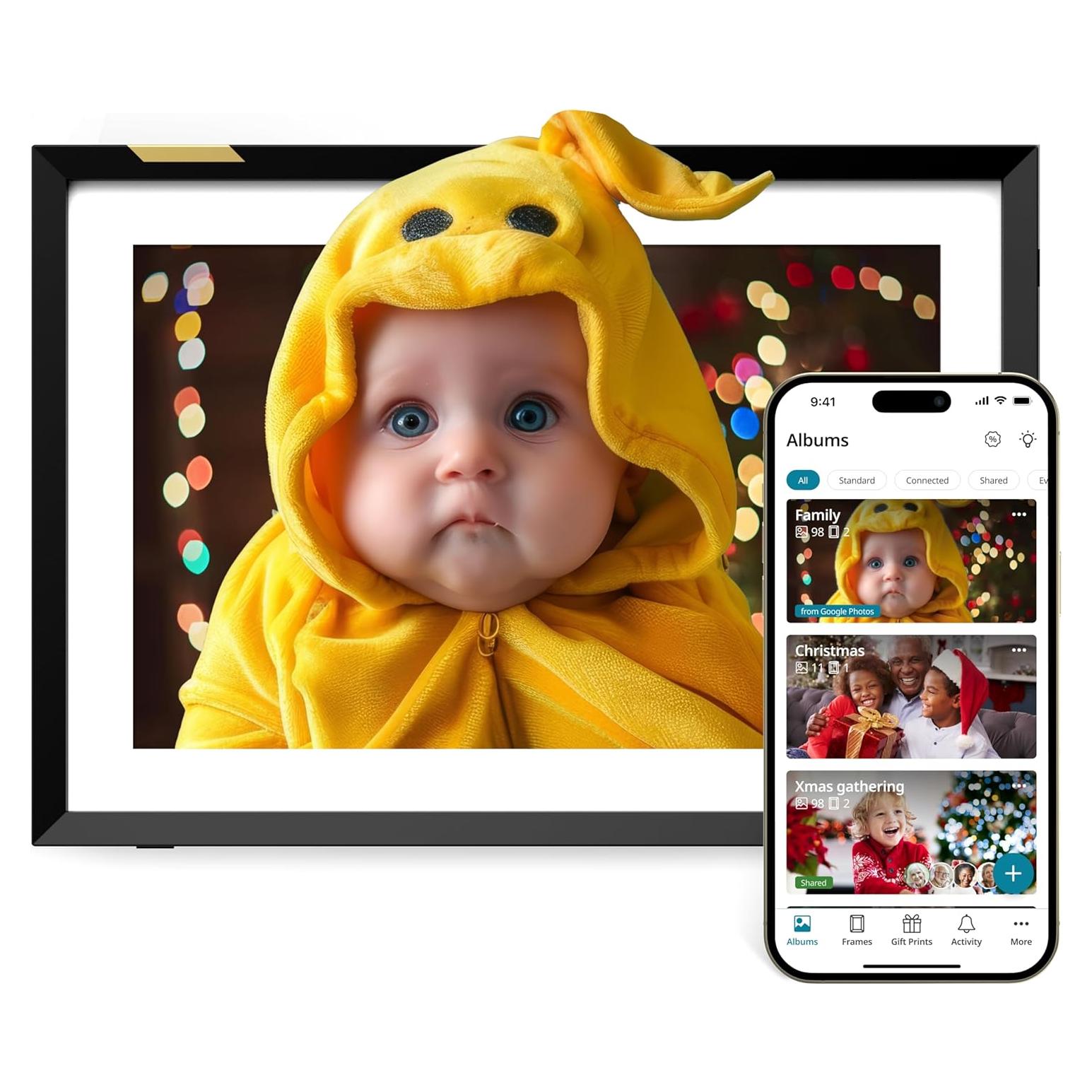 Marco de Fotos Digital Nixplay W10P 10" Pantalla Táctil HD