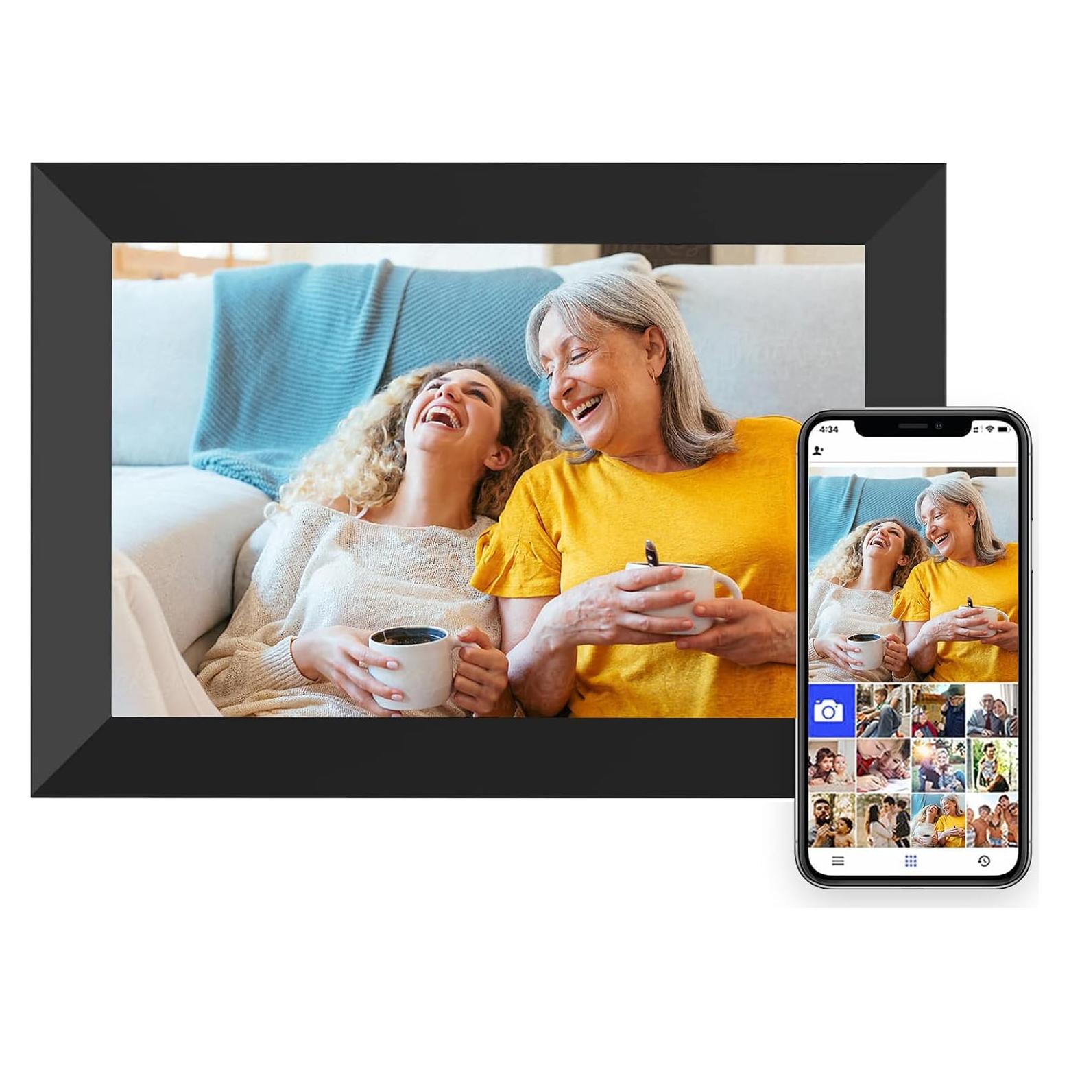 Marco de Fotos Digital WiFi IKISMET 10.1" HD 1280x800