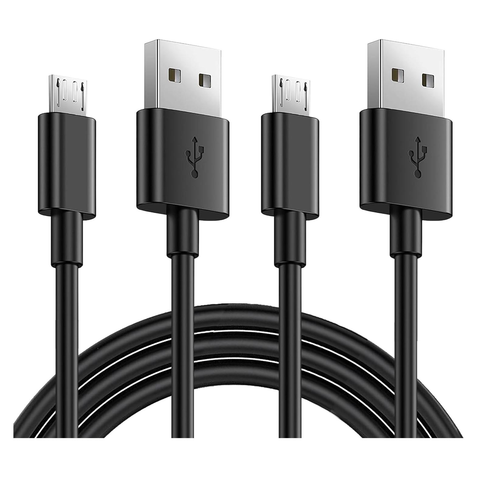 Paquete de 2 Cables de Alimentación 2M Odonm para Fire TV y Roku