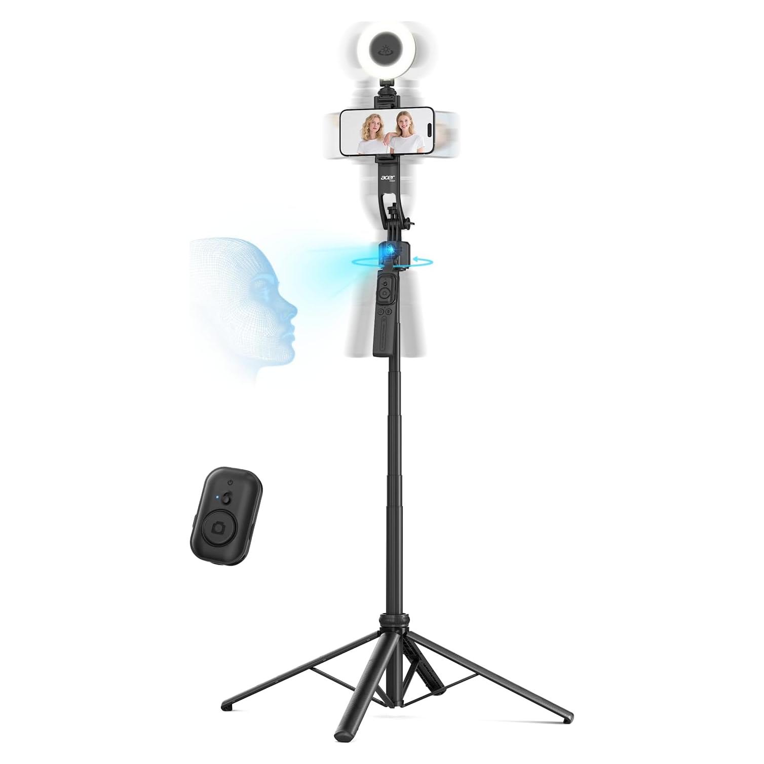 Trípode Automático de Seguimiento Facial Acer ST-C17 con Luz