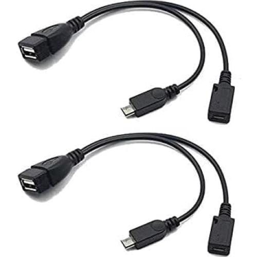 Paquete de 2 Cables OTG Accessonico para Fire Stick 4K