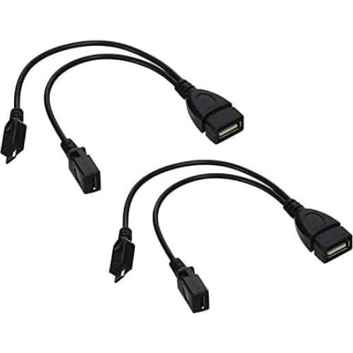 Paquete de 2 Cables OTG Accessonico para Fire Stick 4K