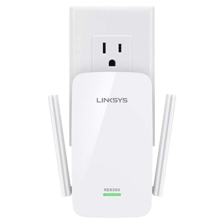 Extensor WiFi Linksys RE6300 AC750, Doble Banda, 93 m²