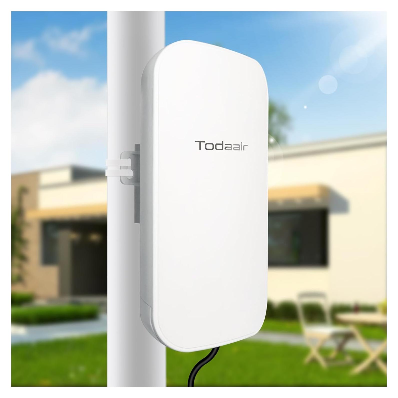 Extensor de WiFi Exterior TODAAIR AC1200 Doble Banda 320m²