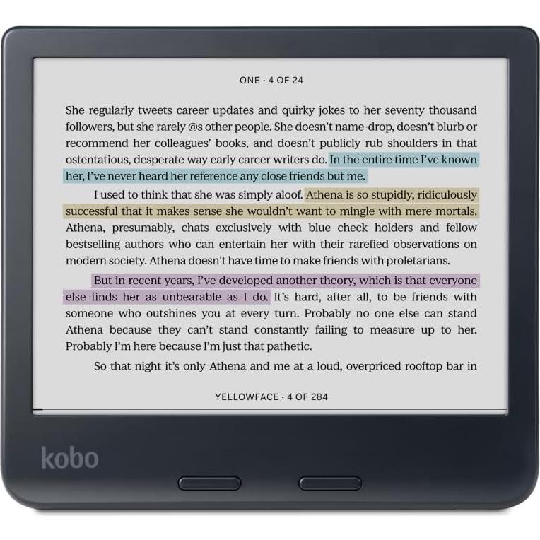 eReader Kobo Libra Color 32GB con Funda y Adaptador CA