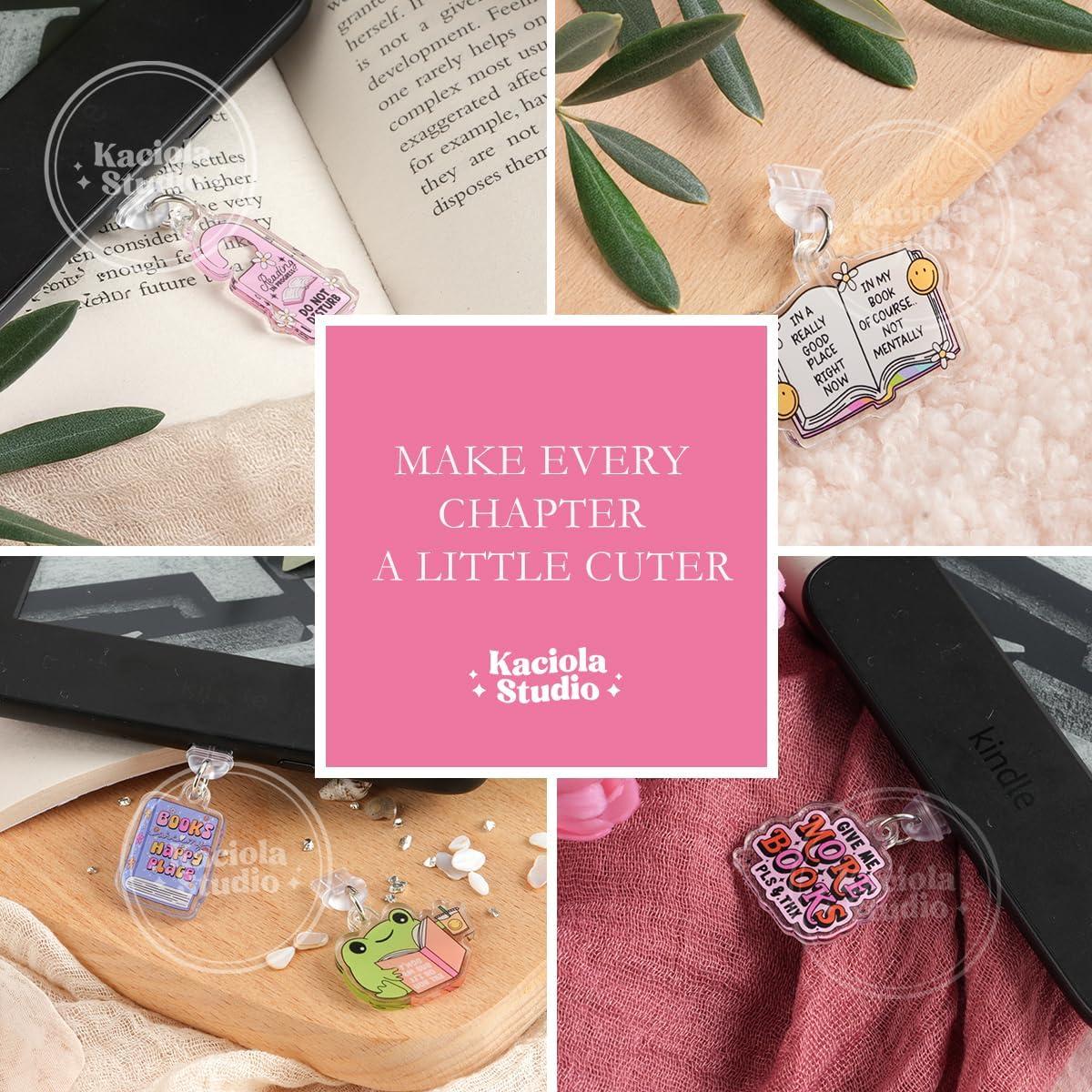 Kaciola 9 Tapones de Polvo Tipo C Divertidos para E-Reader