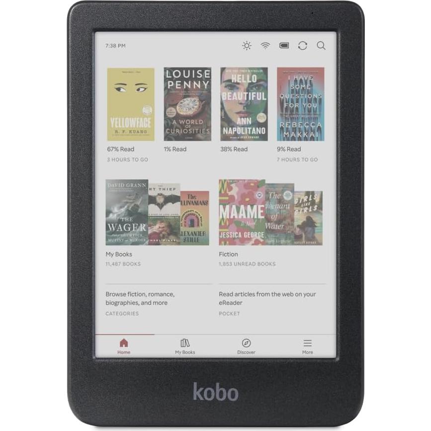 eReader Kobo Clara Color 6" con Funda Azul Cobalto