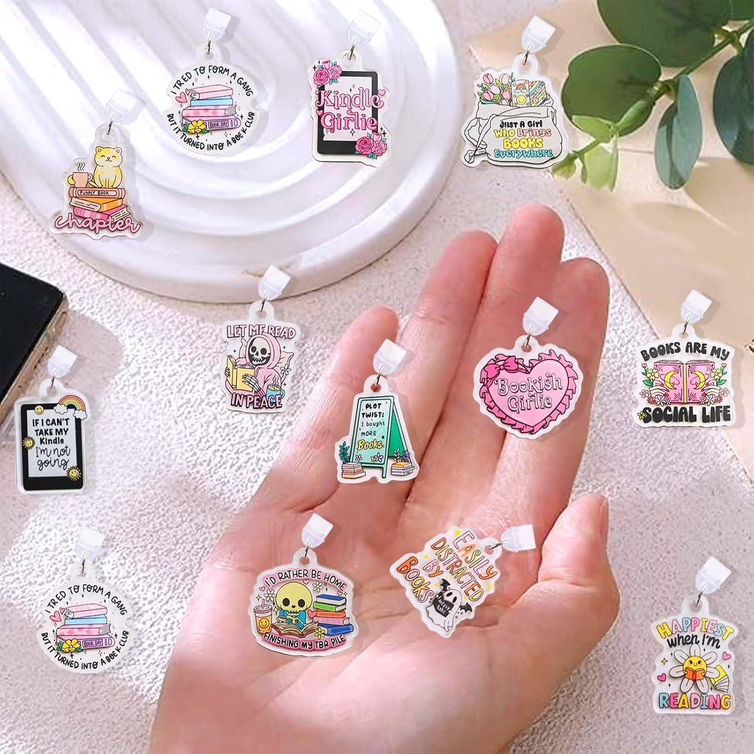 12 Encantos Tapones de Polvo Tipo C para E-Readers y Tabletas