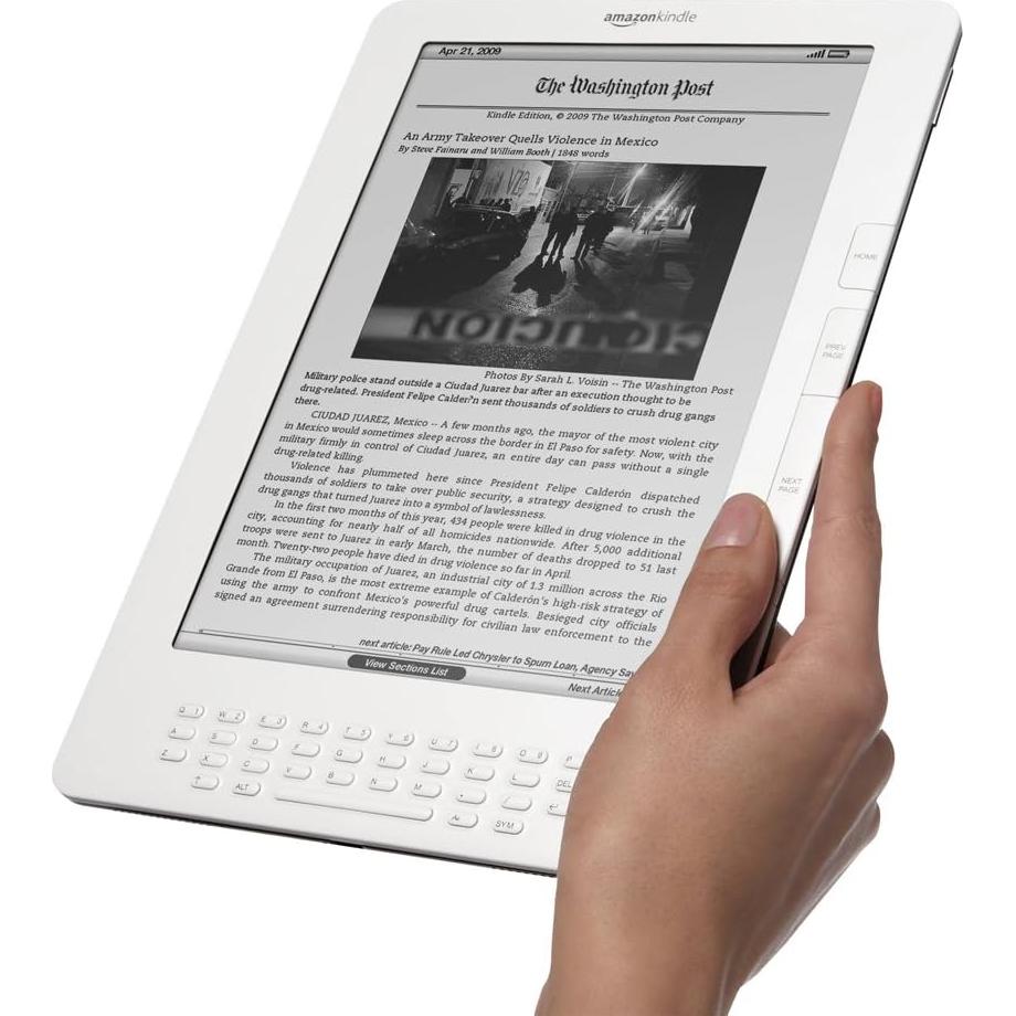 Kindle DX Wireless Reading Device (9.7" Display, U.S. Wireless)
