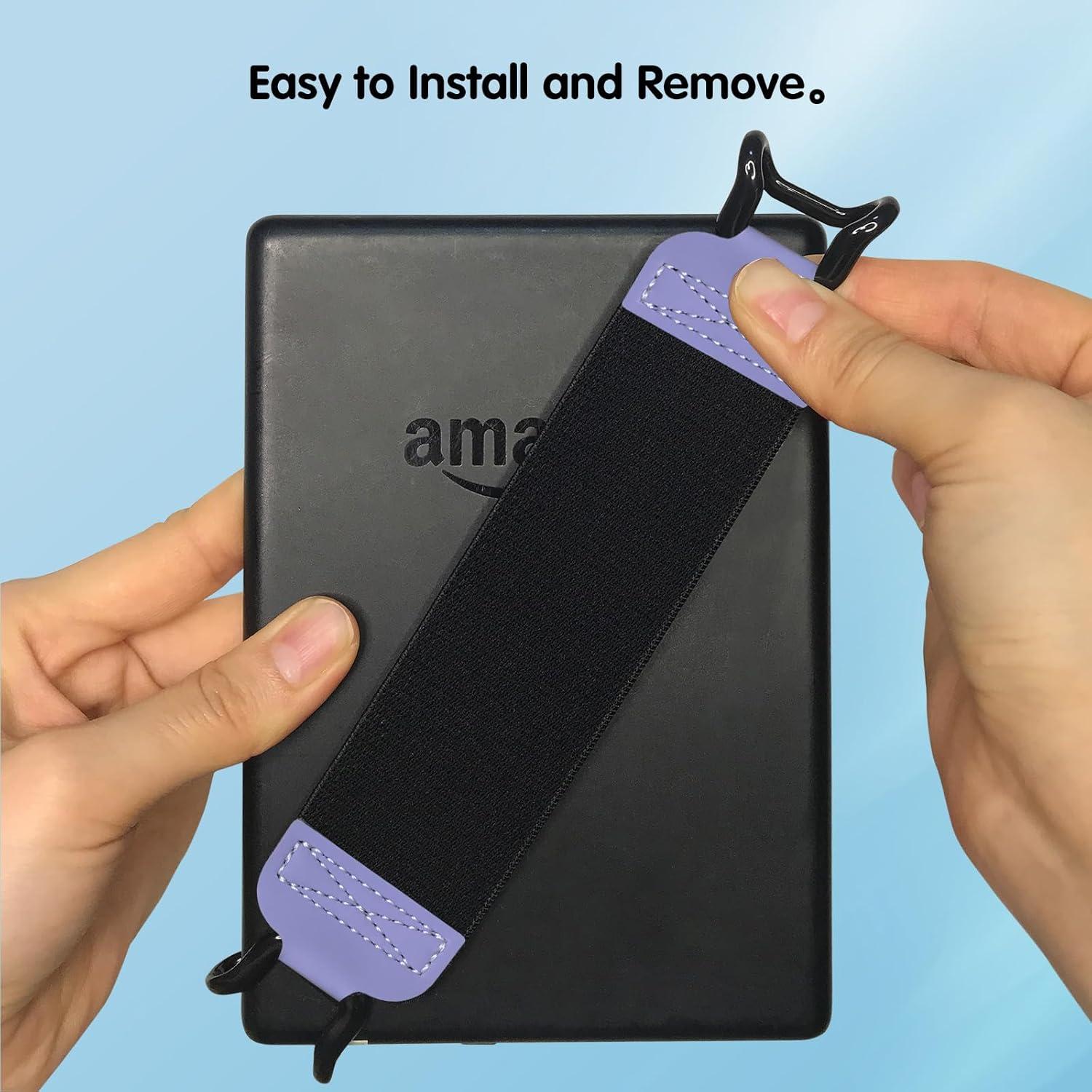 Soporte de Correa de Mano Gowjaw para eReaders 6-8" Púrpura