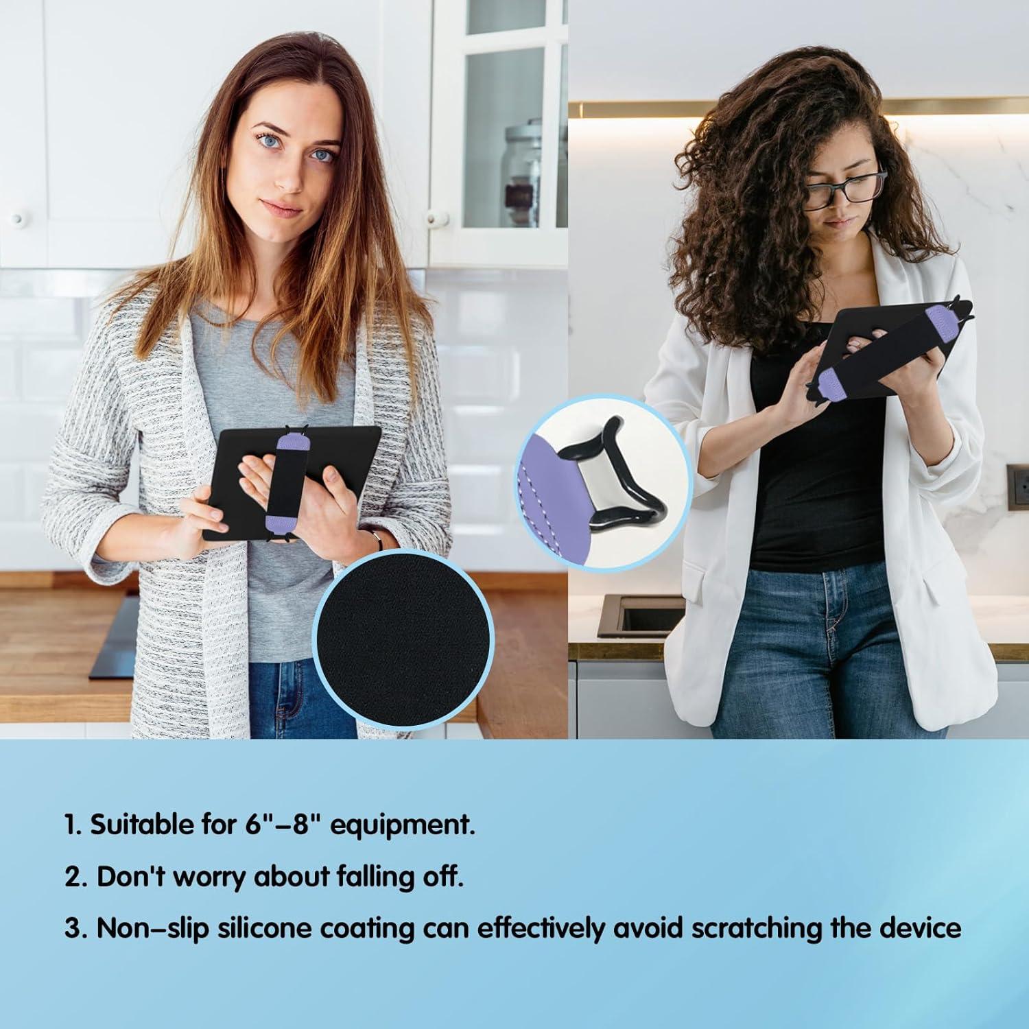 Soporte de Correa de Mano Gowjaw para eReaders 6-8" Púrpura