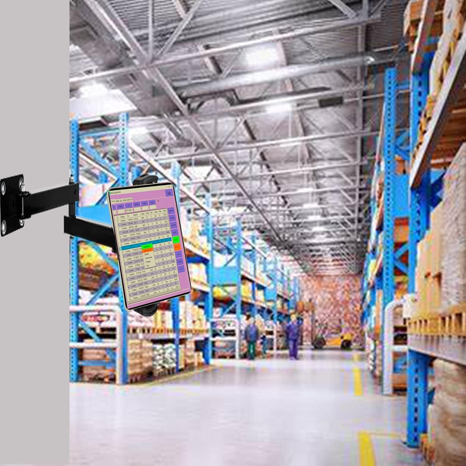 Soporte de Pared Plegable GSRUAN para Tabletas 4.7-12.9" Negro