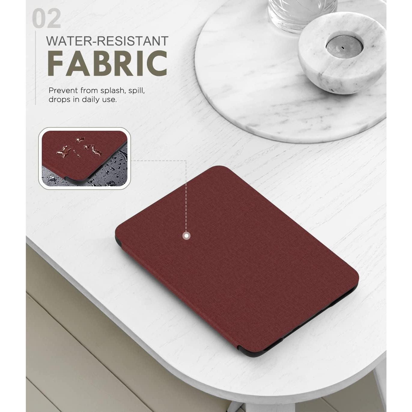 Funda MoKo para Kindle 11ª Gen 2024/2022 - Rojo Vino