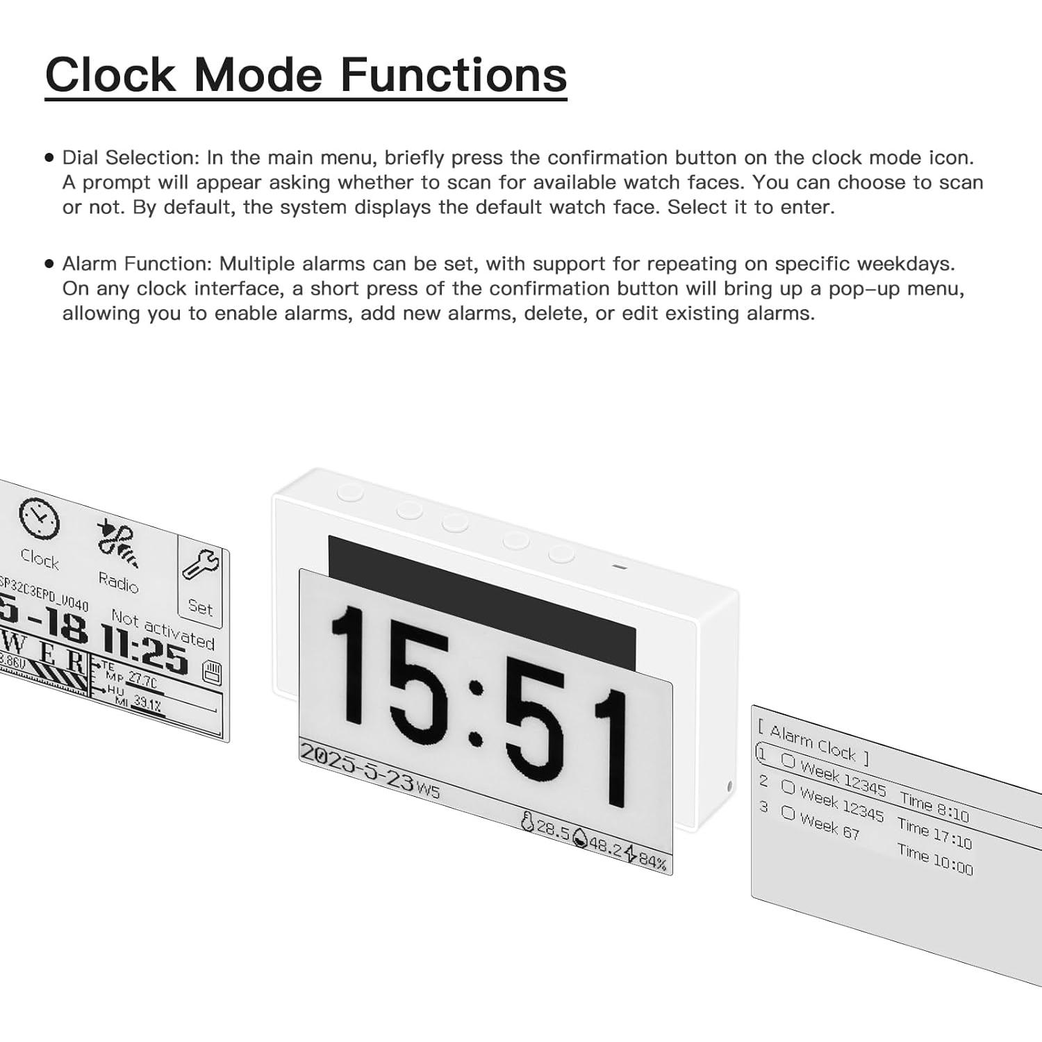 Mini Lector de E-Book Hamgeek RW01 Pantalla 2.66" Tinta