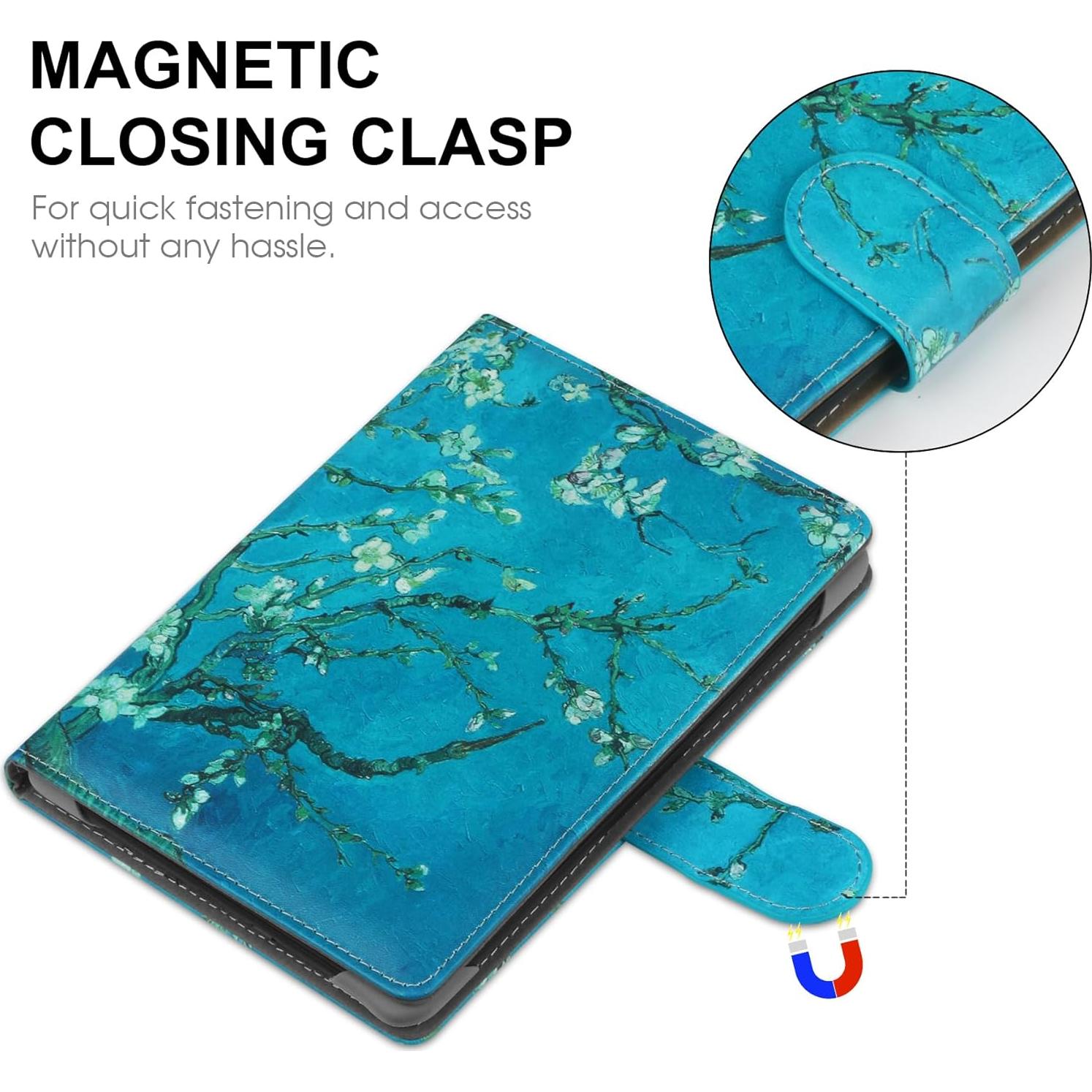 Funda Universal de Cuero HoYiXi para E-Readers 6-7"