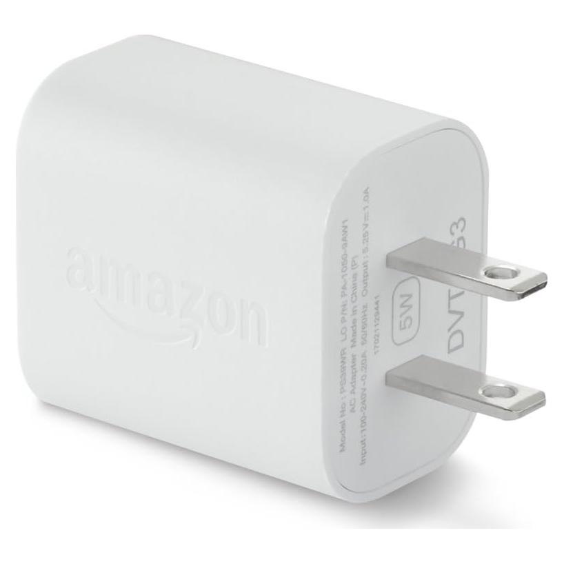 Cargador oficial Amazon 5W USB para tabletas Fire y Kindle