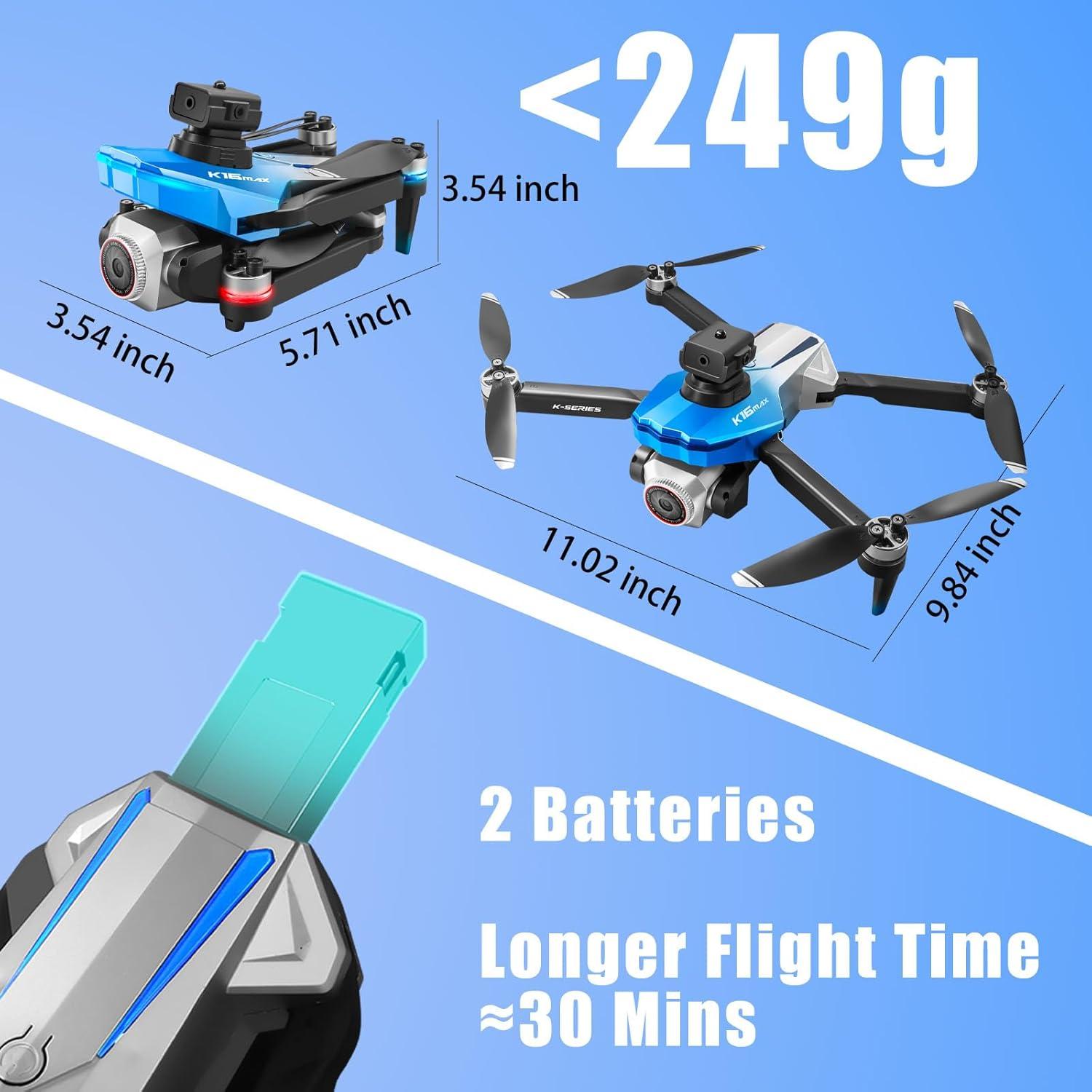 Drone Weavixol K16 Sin Escobillas 1080P para Principiantes