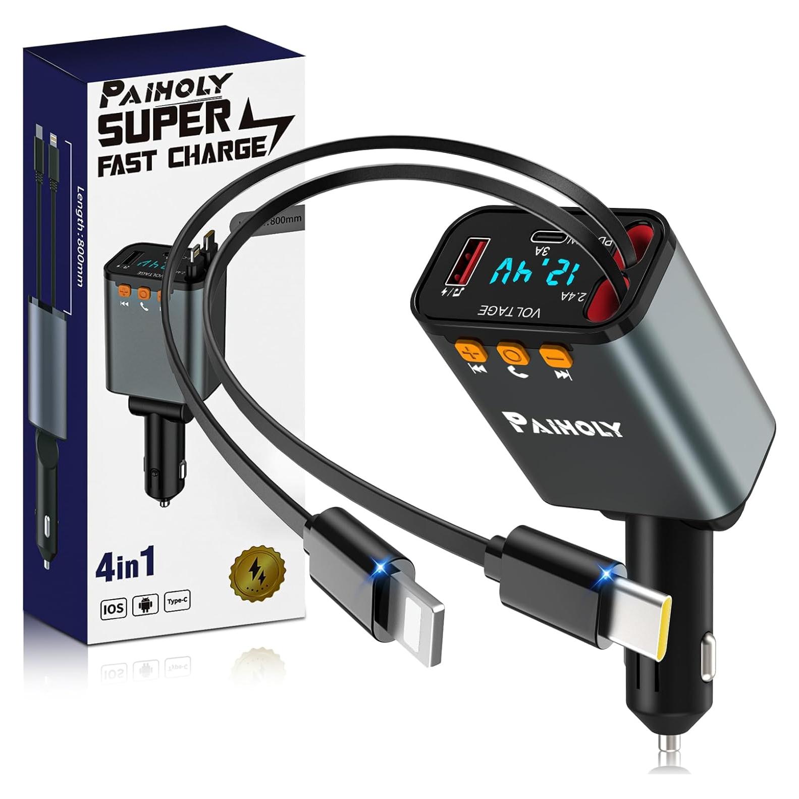 Adaptador de Coche Bluetooth 5.3 Dongguan con Cargador Rápido