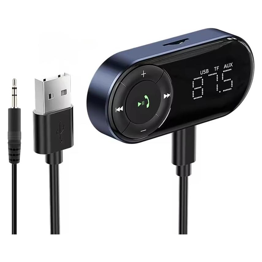 Transmisor FM Bluetooth 5.2 eppfun para Coche con Micrófono