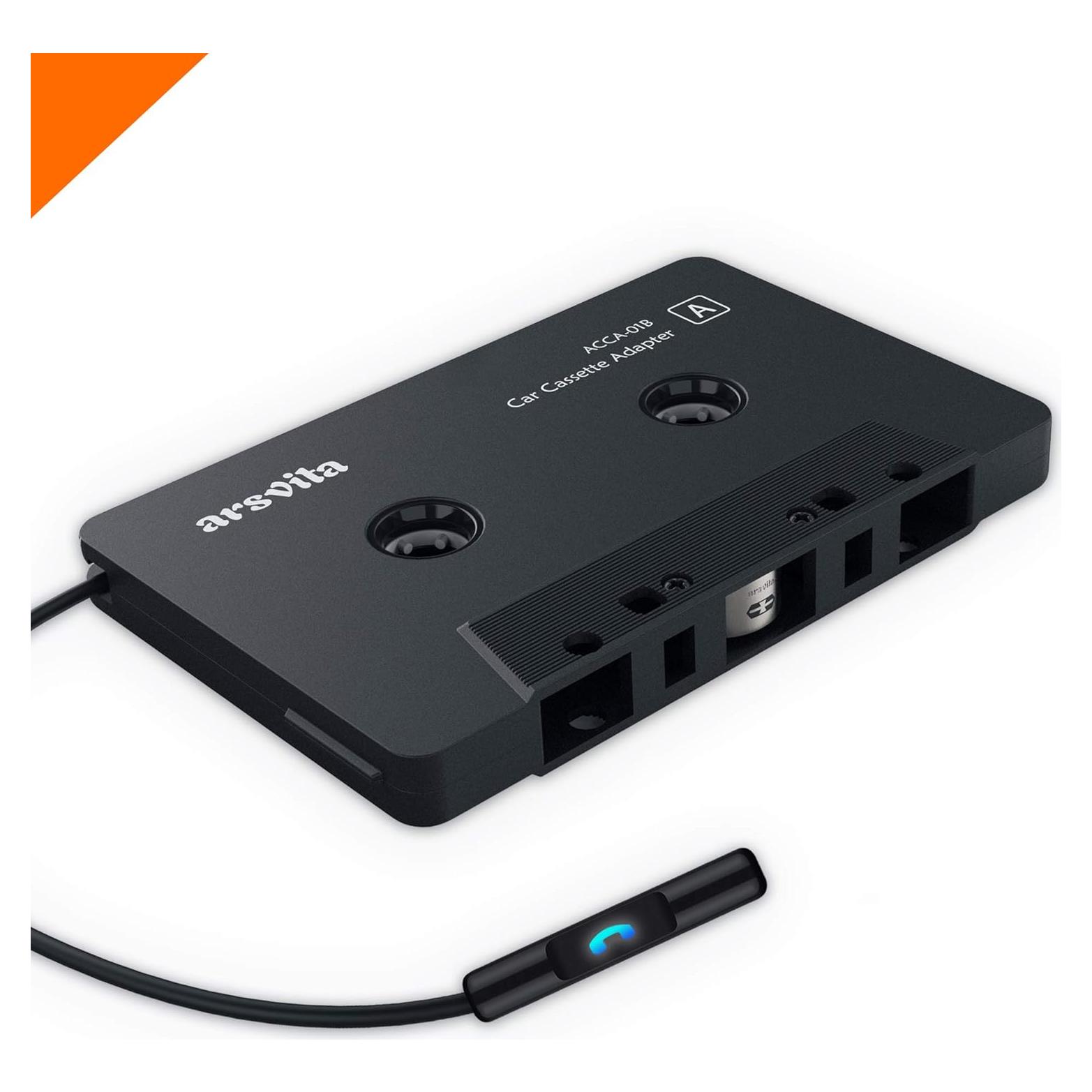 Receptor de Cassette Bluetooth Arsvita 5.0 Adaptador Audio