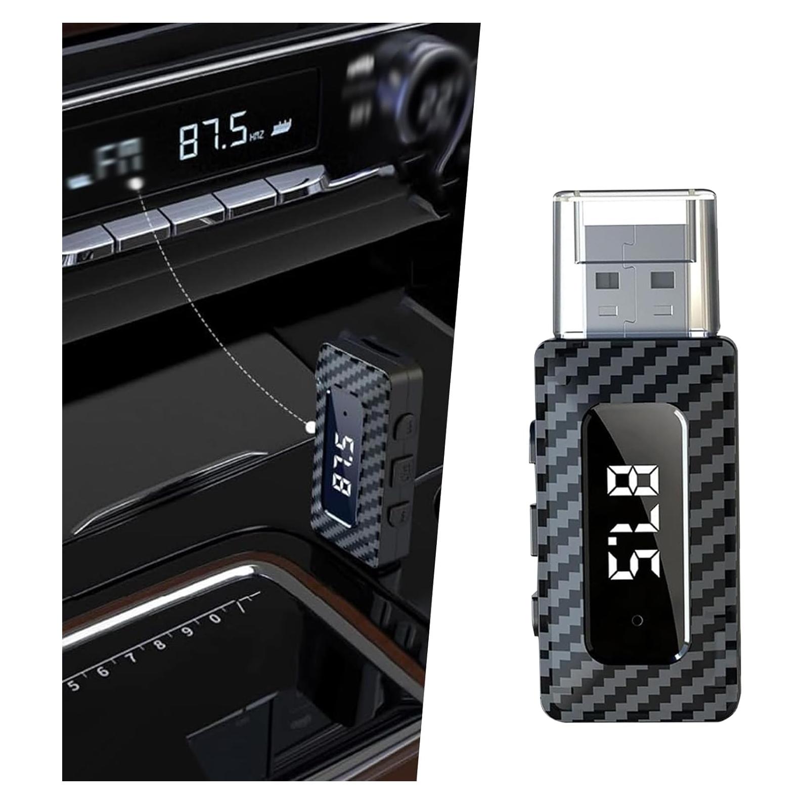 Receptor Bluetooth 5.3 Zeathery HERYJSQ2800 Adaptador FM