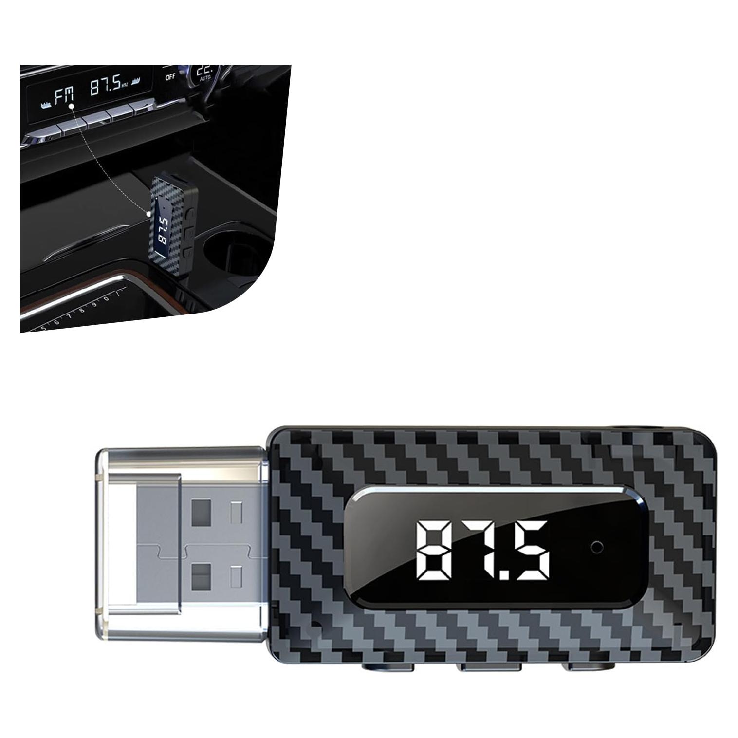 Receptor Bluetooth 5.3 Shakas para coche con AUX y FM