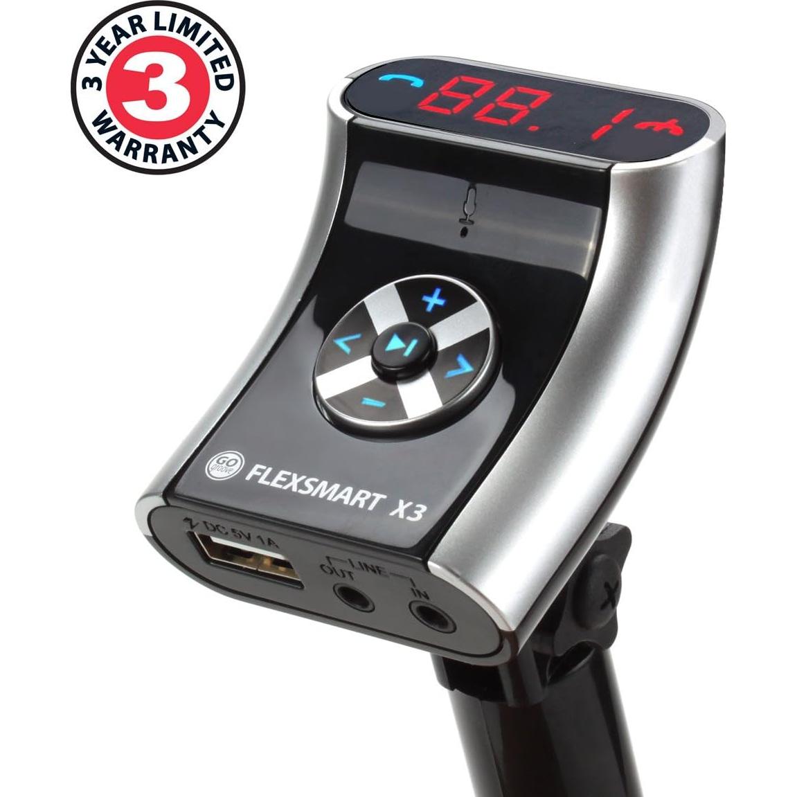 Adaptador Bluetooth GOgroove FlexSMART X3 Mini para Coche