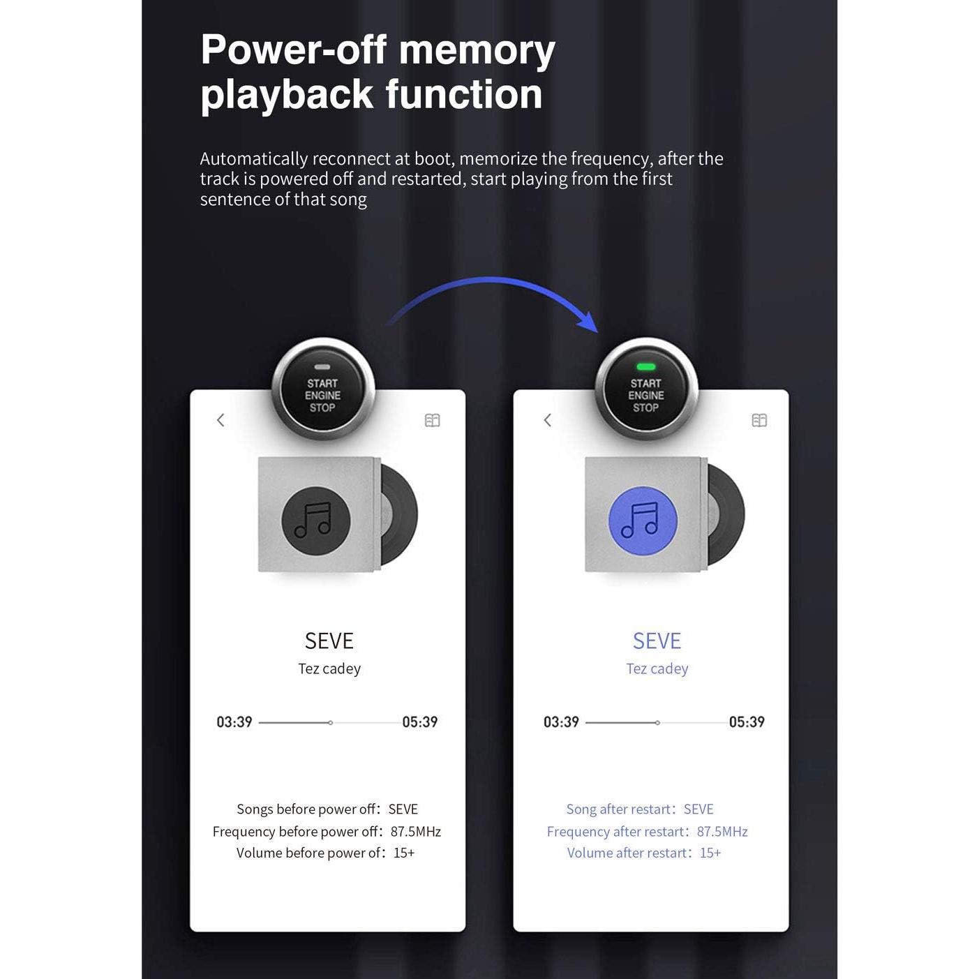 Transmisor FM Bluetooth OHITEC con Cargador Rápido QC3.0 y USB-C