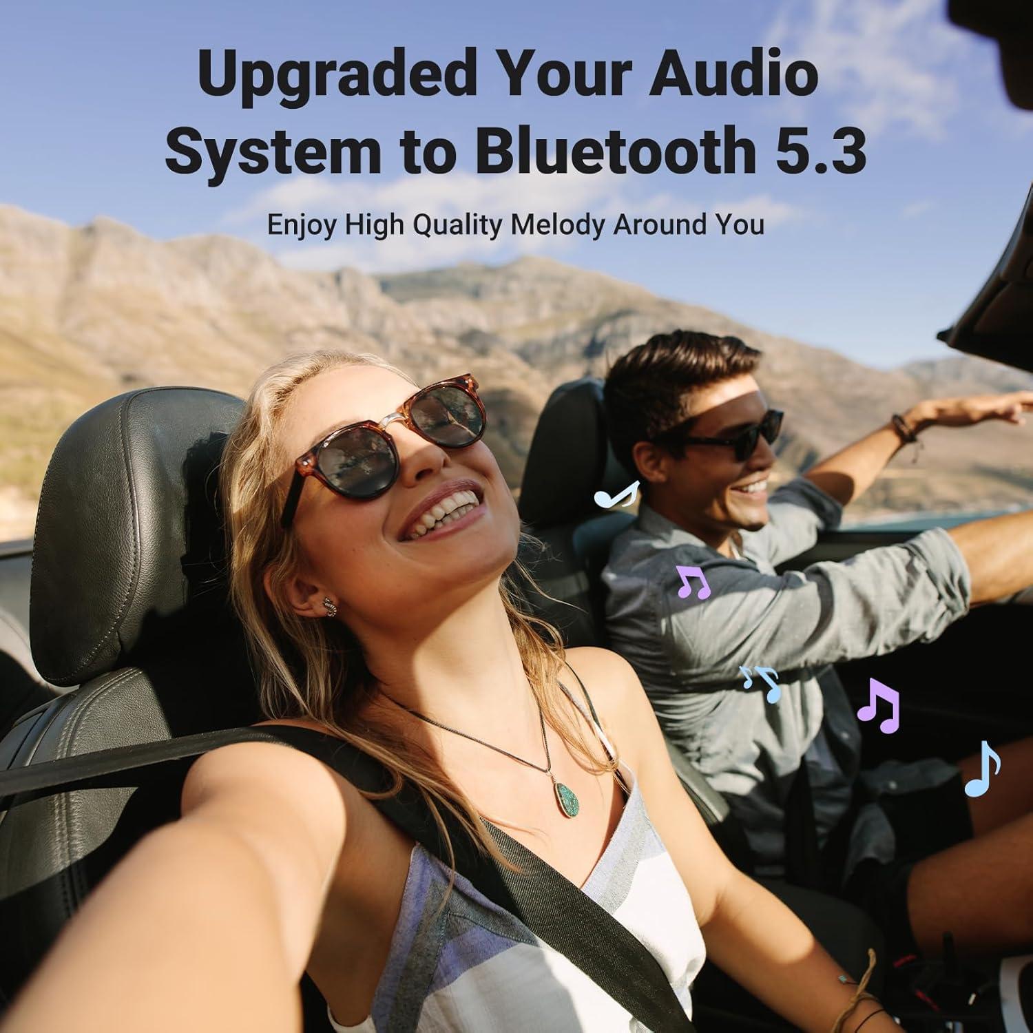 Adaptador Bluetooth UGREEN 3.5mm con Micrófono para Coche