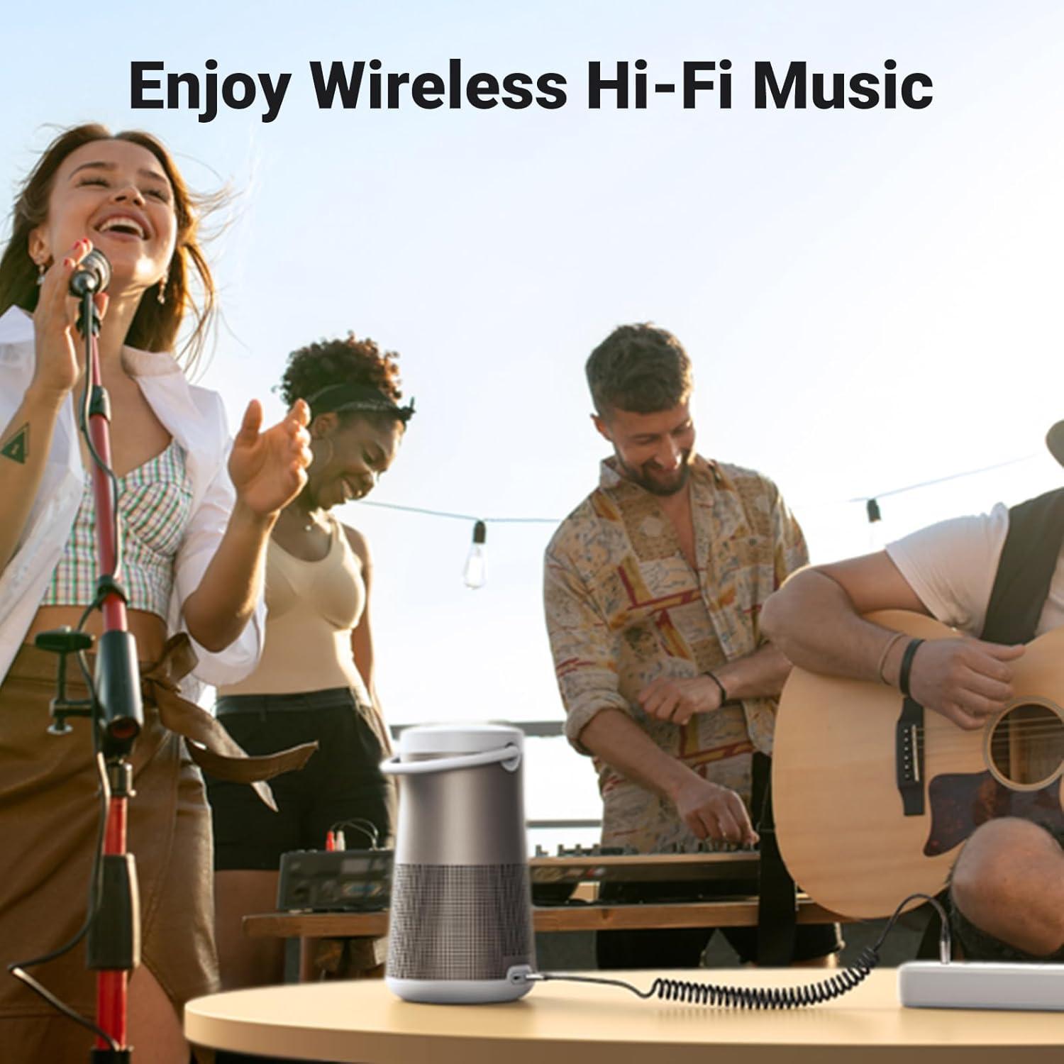 Adaptador Bluetooth UGREEN 3.5mm con Micrófono para Coche