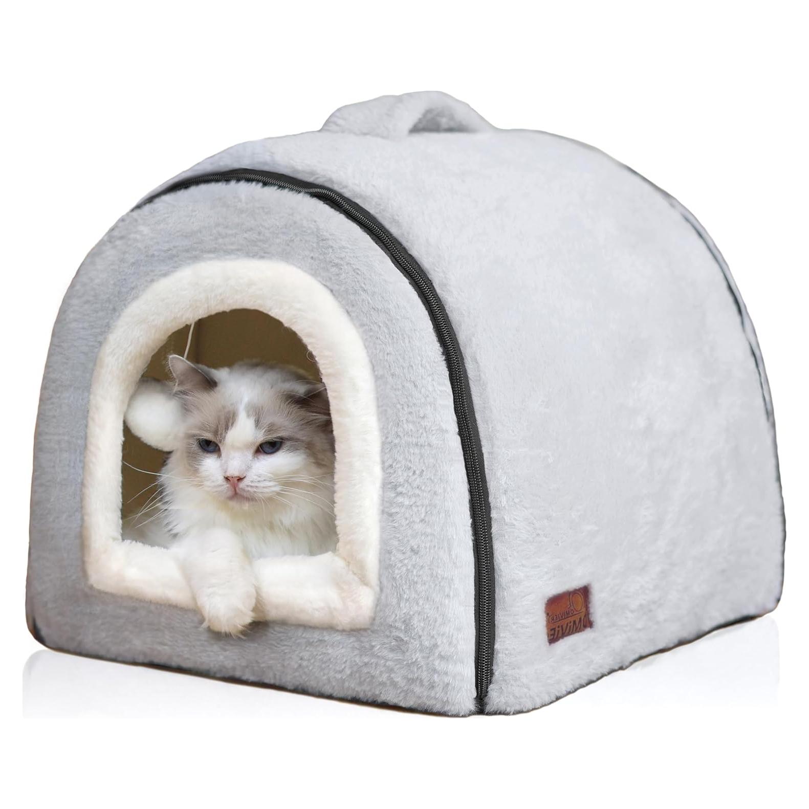 Cama para Gatos OMIVIER Plegable Antideslizante 40x40x38cm