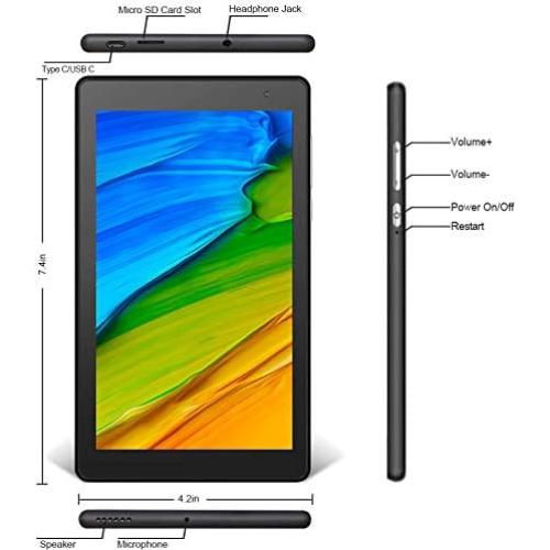 Tableta Pritom TAB 7 - 7" Android 13, 32GB, Quad Core, WiFi