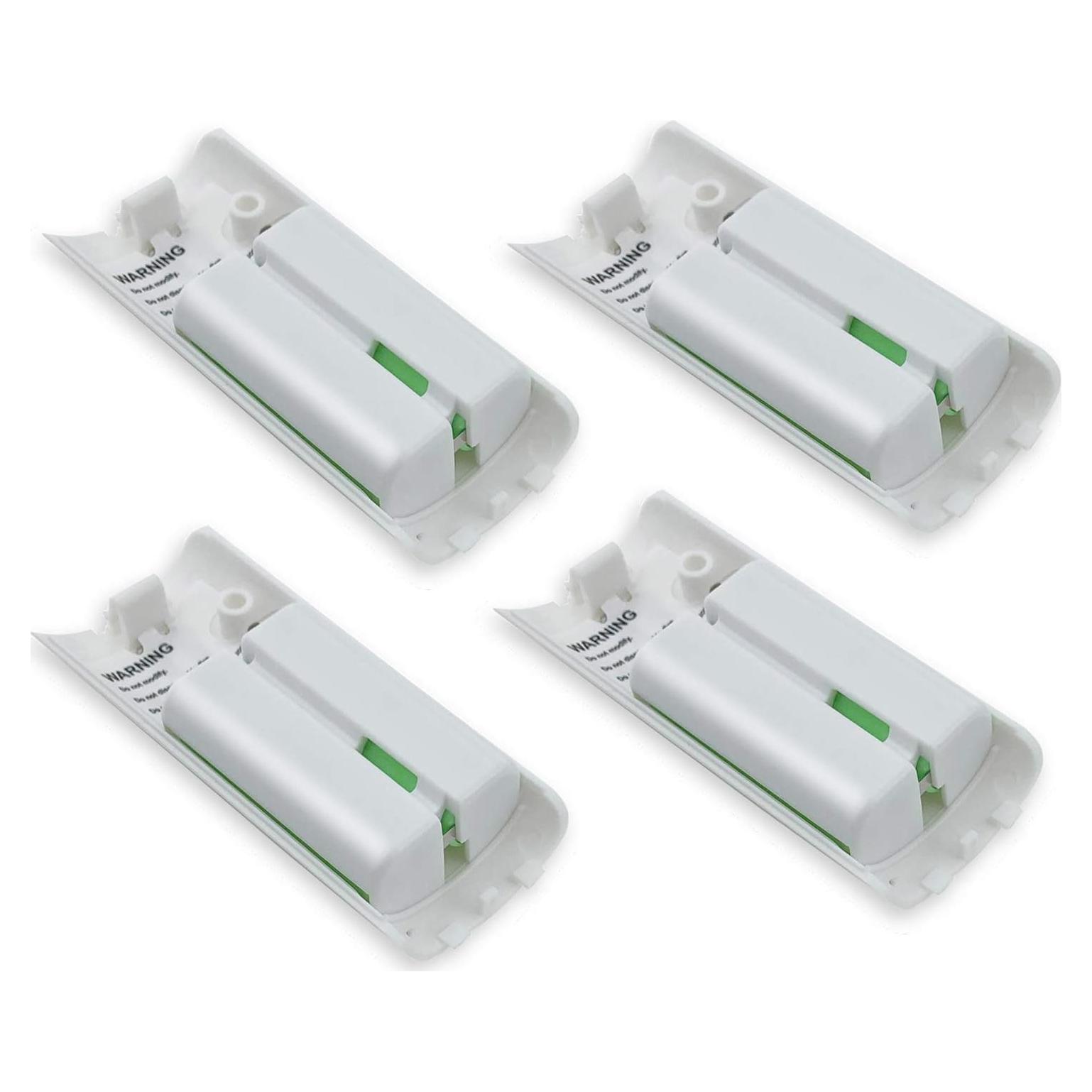 Paquete de 4 Baterías Recargables 2800mAh para Wii/Wii U