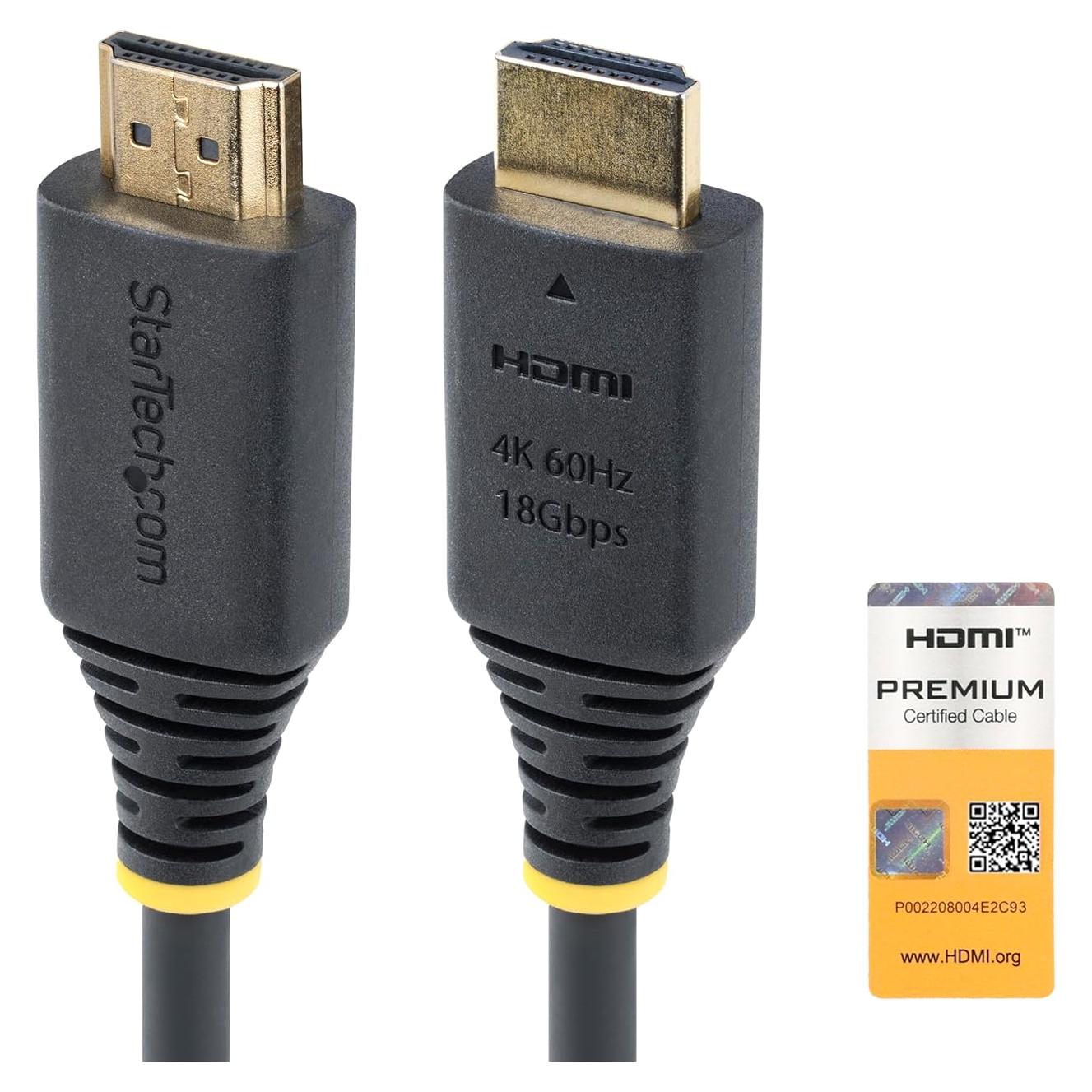 Cable HDMI 2.0 StarTech 1.8m 4K 60Hz 18Gbps TPE