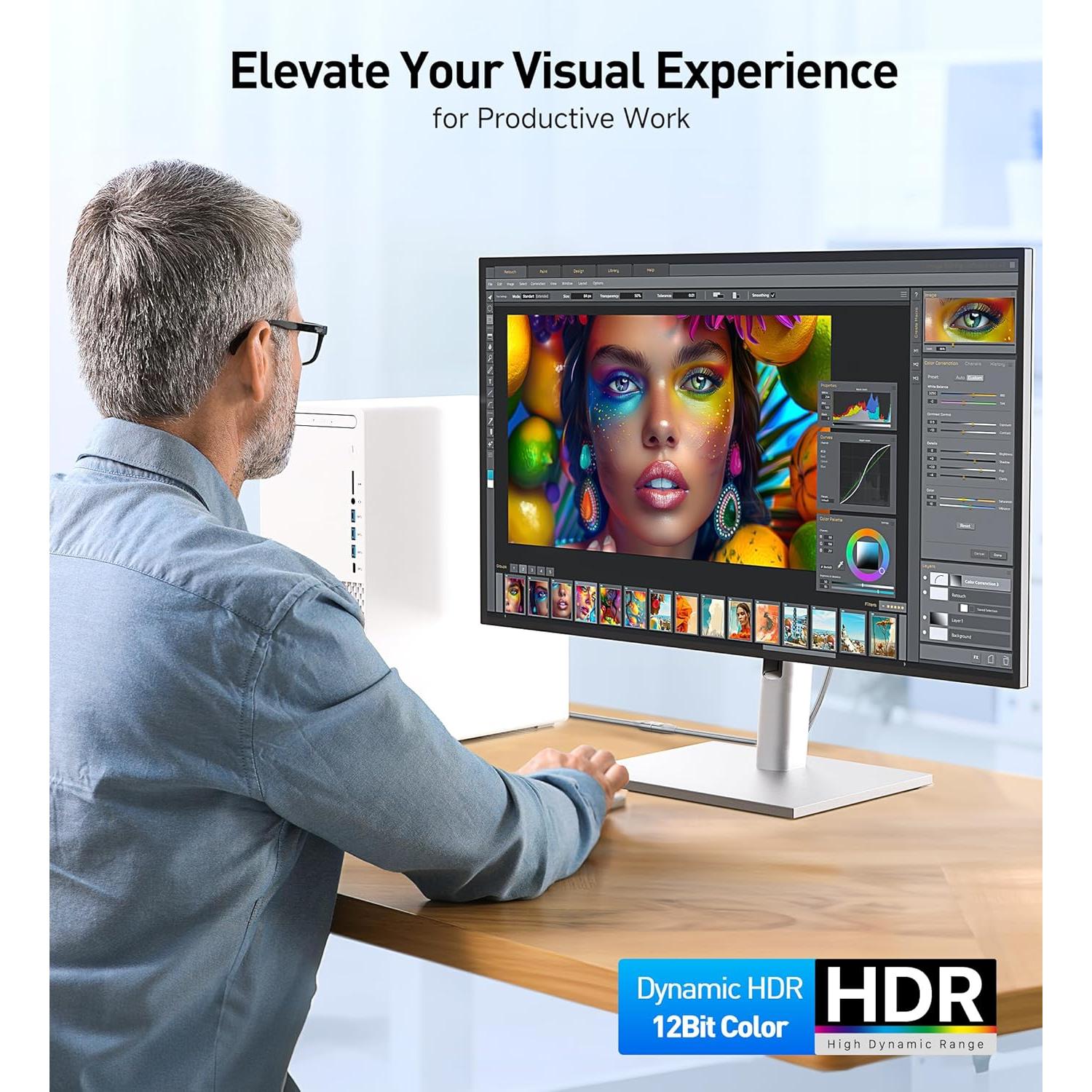 Cable HDMI Ultra Delgado Cable Matters 1.83m 4K 60Hz - Paquete de 2