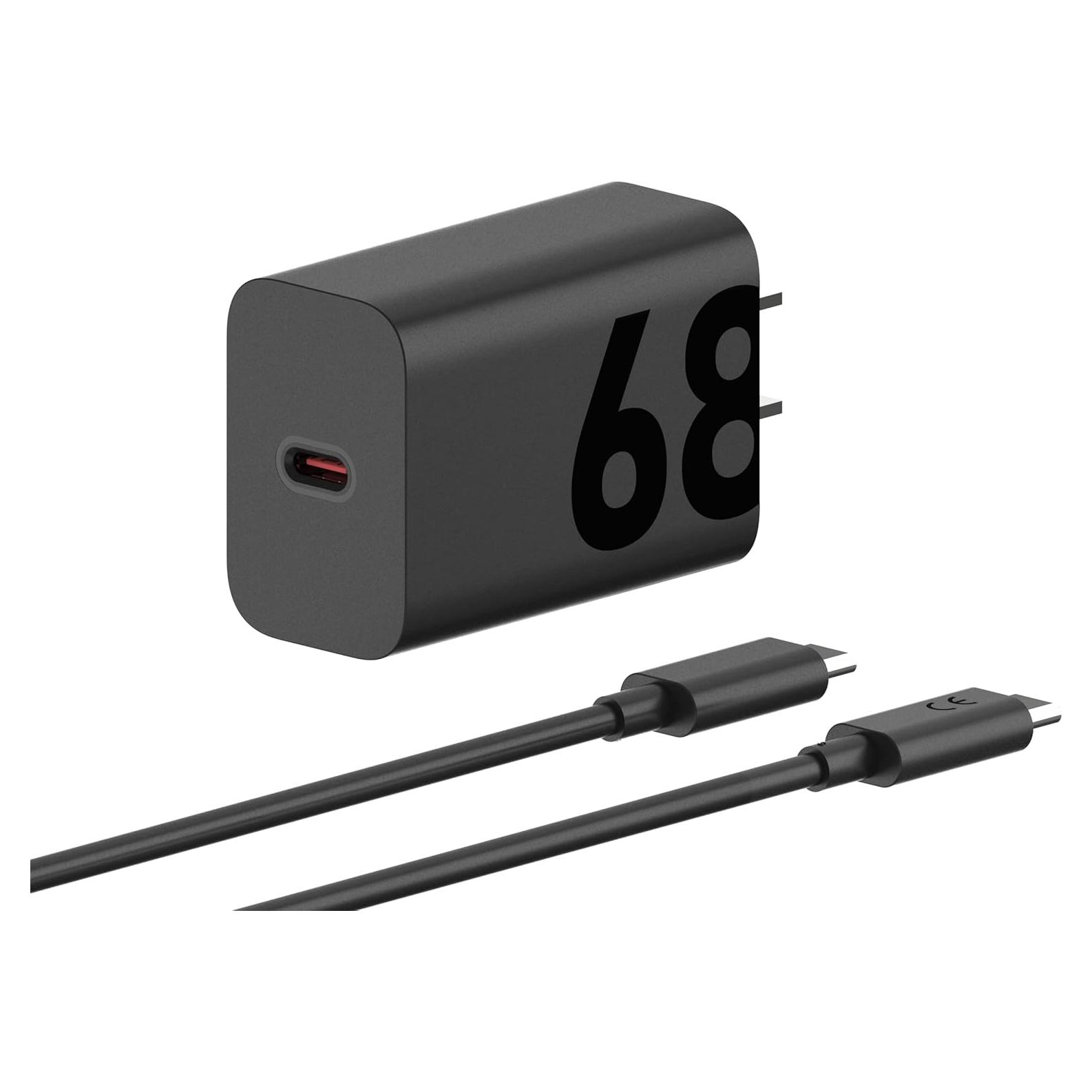 Cargador de pared TurboPower 68W Motorola + Cable USB-C 1m