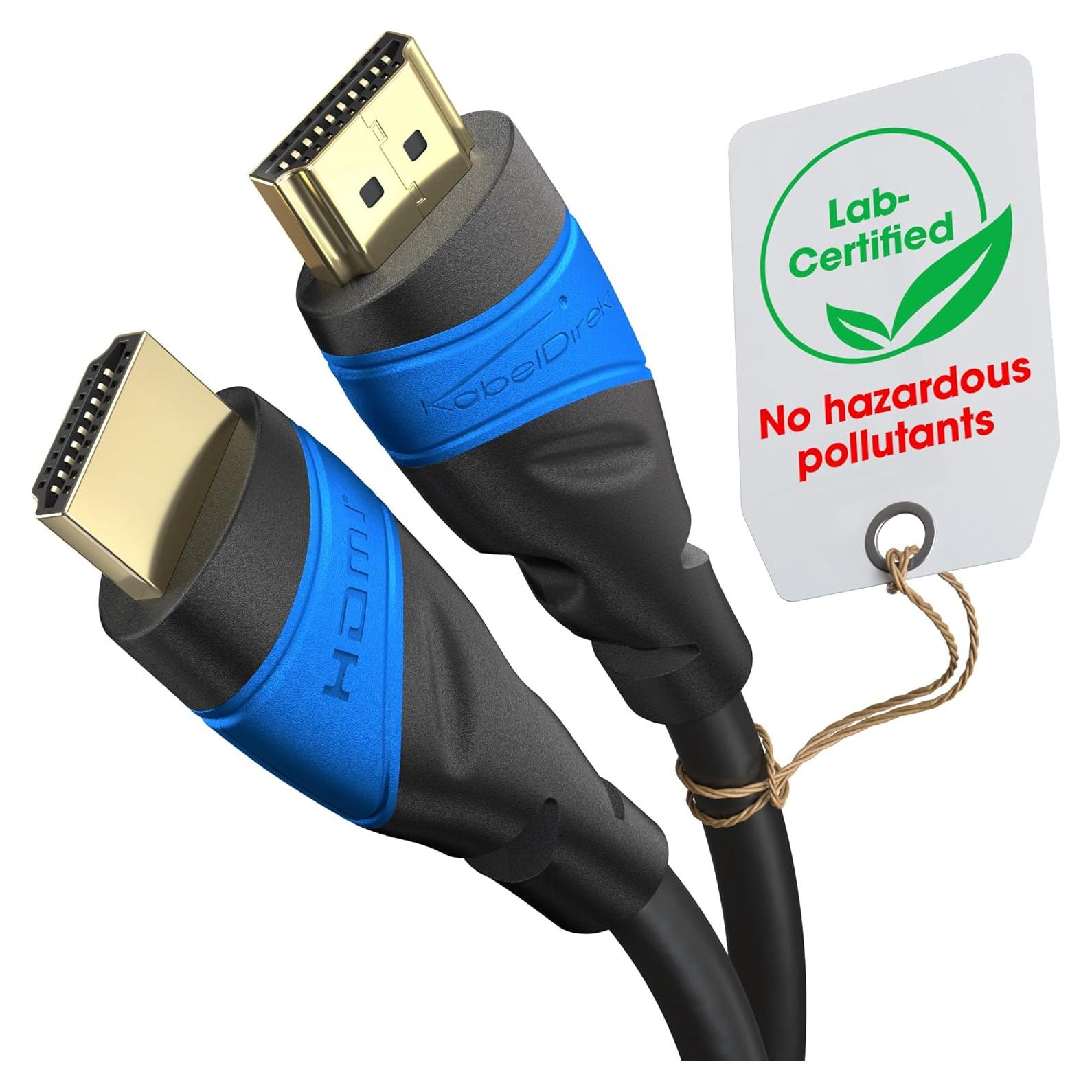 Cable HDMI 8K 0.9m KabelDirekt - Soporta 10K/8K/4K