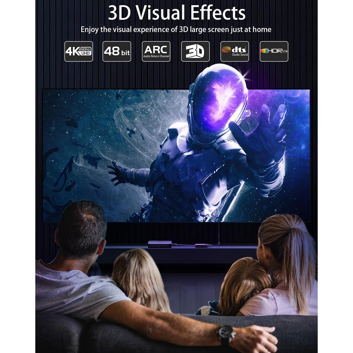 Cable HDMI 4K 15M Leadstar Alta Velocidad 2.0 Trenzado